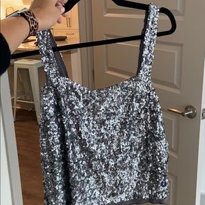 Abercrombie & Fitch sequin tank top